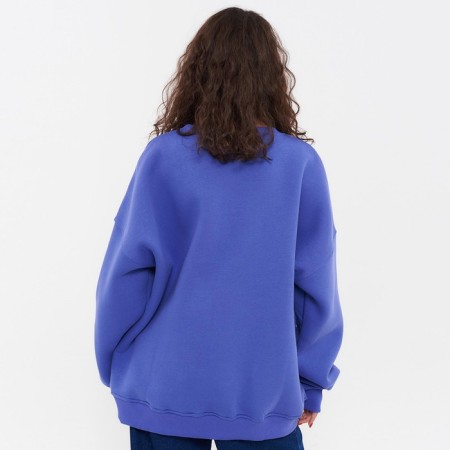 Women's sweatshirt was launched, lilac color, rr One size (42-46)-5