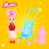Baby doll "Eva" with accessories, mix