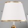 Ansi table lamp E27 40W white-gold 23x23x40 cm