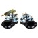 Sound signal SkyWay 009, Lada, D = 87 mm, 12 V, 105 DCB, steel/plastic, 2 pcs, S07601009