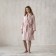 TAO bathrobe, size L, gray-pink color