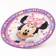 Paper plate "Happy Birthday!", 18 cm, Minnie Mouse