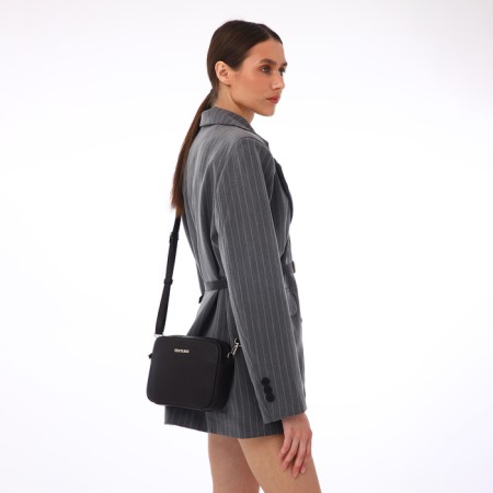 Women's bag over the shoulder Textura, small size, brown color-8