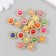 Decor for creativity Plastic "Flower-mesh-beems Color Crystals" set of 20 pcs 1.2x1.2 cm