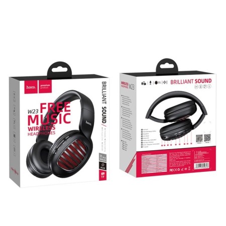 Hoco W23 headphones, wireless, full -size, 300 mAh, black-3
