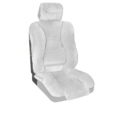SkyWay Arctic seats, artificial fur, 2 objects, gray, s03001014