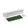 Cartage plate, for a phone number with a lid, fluorescent numbers, white