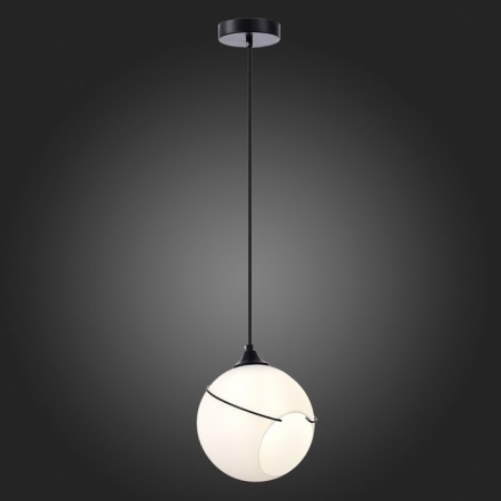 Suspension EVOLUCE. Sle103143-01. Satturo. 1x60 W, E27, 20x20x120 cm, black color-1