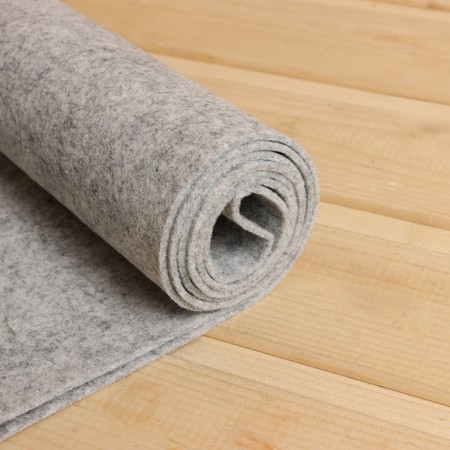 Bath mat "XXL", 160 x 55cm, felt, light gray-2