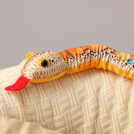 Soft toy "Snake", 80 cm, blue spots-2