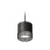 Suspended lamp with composite crystal Ambrella Light, XP8111041, GX53 LED 12 W, Black sand color, tinted
