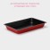 The baking sheet of the Dolyan “Renard. Rectangle ", 25 × 17 × 3 cm, anti -stick coating, red color