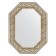 Mirror in the baguette frame, baroque silver 106 mm, 60x80 cm