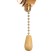 Bra "Miley" 1x60W E27 white, gold 21x12x26.5cm