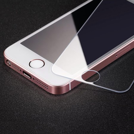 Protective glass 2.5d Luazon for iPhone 5/5s, full glue, 0.26 mm, 9n-1