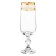 A set of glasses for champagne STERNA, Panto Gold decor, 180 cm x 6 pcs.
