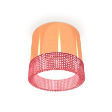 Lumber of the invoice with composite crystal Ambrella Light, XS8122022, GX53 LED 12 W, the color of gold is pink, pink