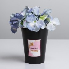 A glass for flowers 