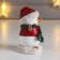 Polystone souvenir "Snowman in a red cap and vest, with birds" 8x5x8 cm