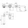 LEMARK VILLA LM4826C shell mixer, single -leaf, hidden, pour 181 mm, chrome