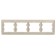 The frame "Glossa" Sche GSL000404, four -seater, horizontal, color titanium