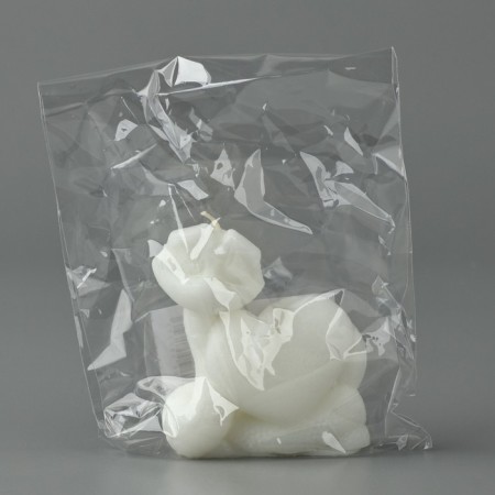 New Year 2025! Interior candle “New Year's collection: snake cutie”, white, 69 x 61 x 36-6