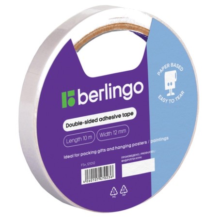 Adhesive tape bilateral 12 mm x 10 m berlingo