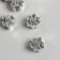 Busina for creativity Metal "Heraldic Lilia" silver 1.1x1 cm