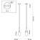 Suspended lamp IP20 LED 5W 200LM 3000K