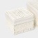 A set of handmade interior baskets with a lid LadOM, 2 pcs, size: 20 × 20 × 15 cm, 25 × 25 × 18 cm