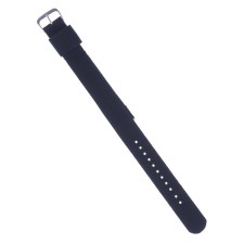 20 mm watch strap, textiles, black