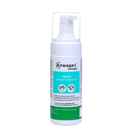 Almadez-Optima, 140 ml of perishable skin antiseptic, 140 ml