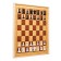 Demonstration chess and checkers 61 x 61 cm, on a magnetic board, king 6.4 cm