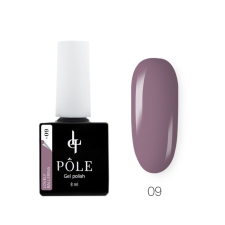 Pole Lovely Ballerina Gel-L spec, No. 09 Smokhato-Amethyst, 8 ml