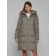 Coat insulated winter female, size 44, khaki color