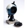 Table interior clock, “Globe”, on batteries, 11 × 7.8 × 13 cm, D-8 cm