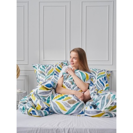 Bed linen euro, size 214x240 cm, 215x220 cm, 70x70 cm - 2 pcs-12