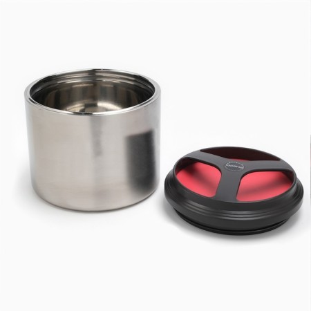 A thermos for eating 900 ml, retains heat 24 hours, 15.5 x 15 cm, red-2