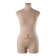 Portnovsky female Victoria mannequin, premium set, size 44, beige color, stand