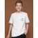 Henley T -shirt for Pelican boy, height 152 cm, milk color
