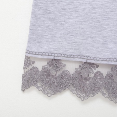 Female set (robe, shirt) KAFTAN, p. 40-42, gray-10