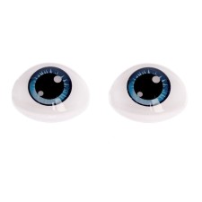 Eyes, set 4 pcs., Size 1 pc: 19.3 × 26 mm, color gray-blue