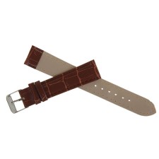 Solomon watch strap, 18 mm, eco-leather, L-19 cm, brown