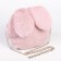 Bag "Bunny", 26 × 19 × 2cm, pink color