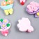 Decor for creativity plastic "Bouquet of flowers" set 8 pcs mix 2.2x2.9x0.7 cm