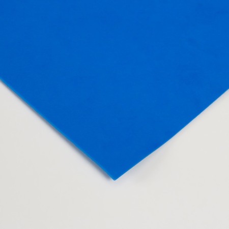 Foamiran matte 60x70 cm, 1 mm, blue-1