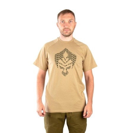 T-shirt Orion Shield, Cotton, Beige, XXXL