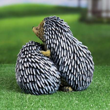 Garden figure "Family Hedgehogs" 22x19x20cm-2