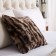 Decorative pillowcase "fur 3", size 45x45 cm