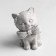 Silicone Mold "Kitten with Bantik" 9,5x7x5.5 cm mix